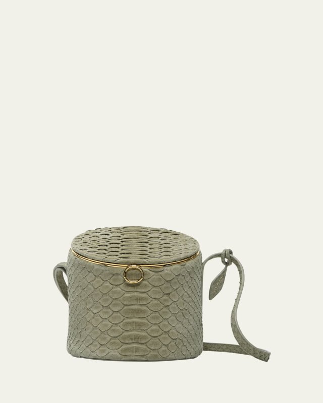 La Canette Shoulder Bag in Snakeskin